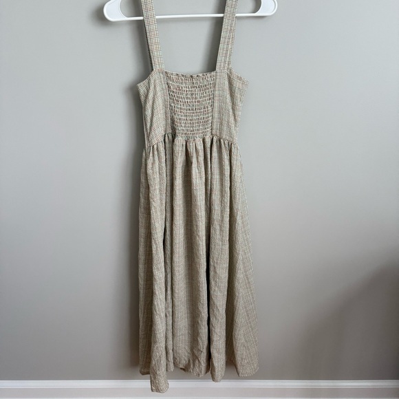 Christy Dawn XS Gingham Checkered Midi Dress Colorful GUC - Picture 5 of 5